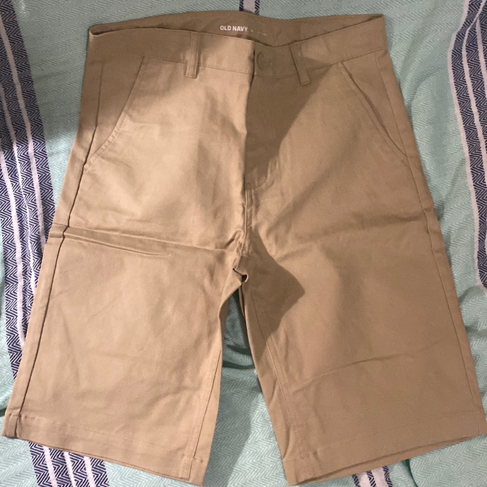 Brand New Old Navy Khaki Shorts Boys Size 14